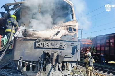 РФ совершила атаку на поезд