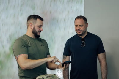 Андрій Єрмак та Ігор Оболєнський