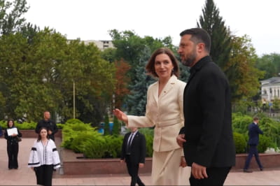 Володимир Зеленський та Мая Санду