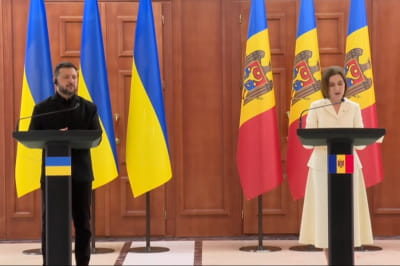 Володимир Зеленський і Мая Санду