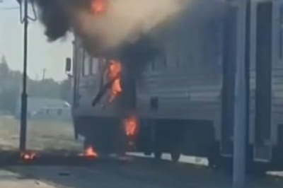 Противник совершил атаку на поезд