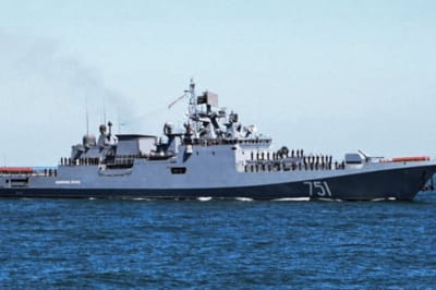 Уражено ракетоносій "адмірал ессен"