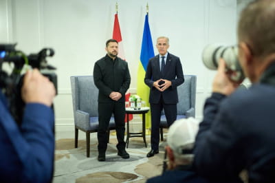 Володимир Зеленський і Марк Карні