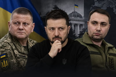 Валерій Залужний, Володимир Зеленський, Кирило Буданов