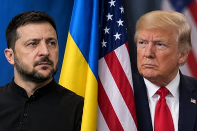 Володимир Зеленський і Дональд Трамп
