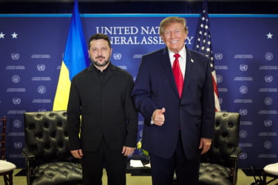 Володимир Зеленський і Дональд Трамп