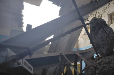 Наслідки атаки по медичному закладу в Одесі