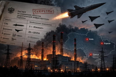 удары РФ по энергетической инфраструктуре