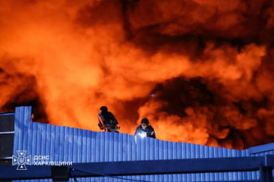 ДСНС ліквідують наслідки атаки