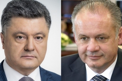 Порошенко і Президент Словаччини Андрій Кіска
