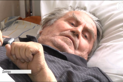 77-річний Микола Головко, поранений в Авдіївці