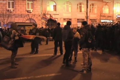 Заворушення у центрі Києва