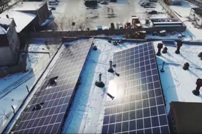 Сонячна електростанція під Києвом