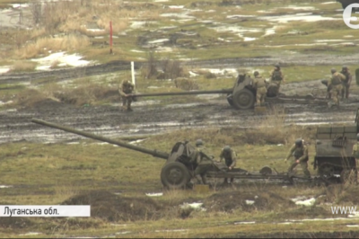 Військові навчання під Новоайдаром