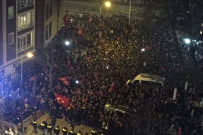Протест турецької діаспори в Реттердамі