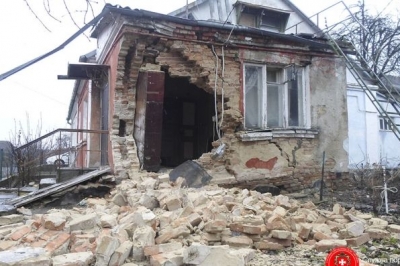 Обвал будинку в Рівному