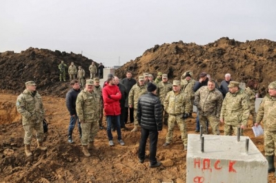 На полігоні Миколаївщини почали будівництво військового містечка