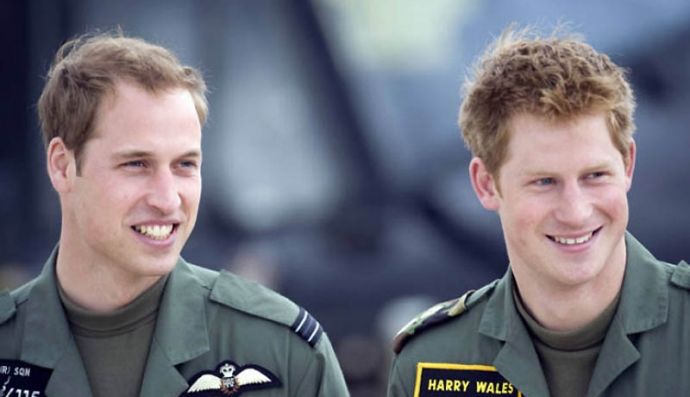 Принци Вільям та Гаррі