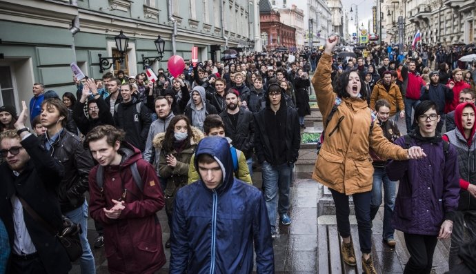 протест росія