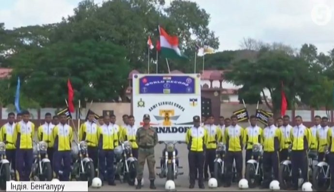 Рекорд на мотоциклі, Індія