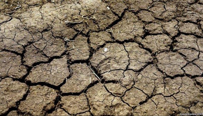 посуха, земля
