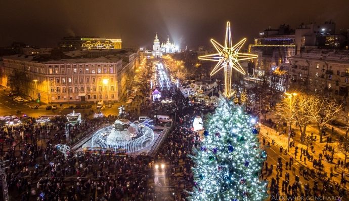 Новорічна ялинка, Київ, 2018