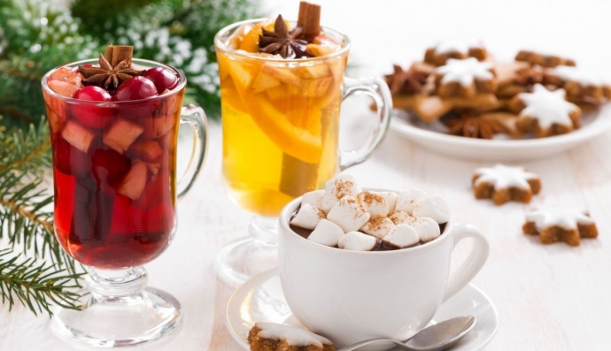 Глінтвейн, какао, зимові напої