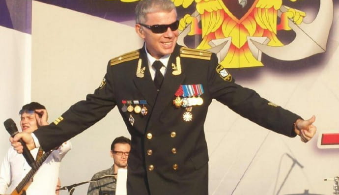 Російський співак Олег Газманов