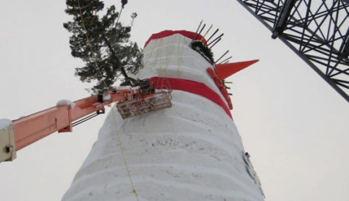 Найбільший у світі сніговик