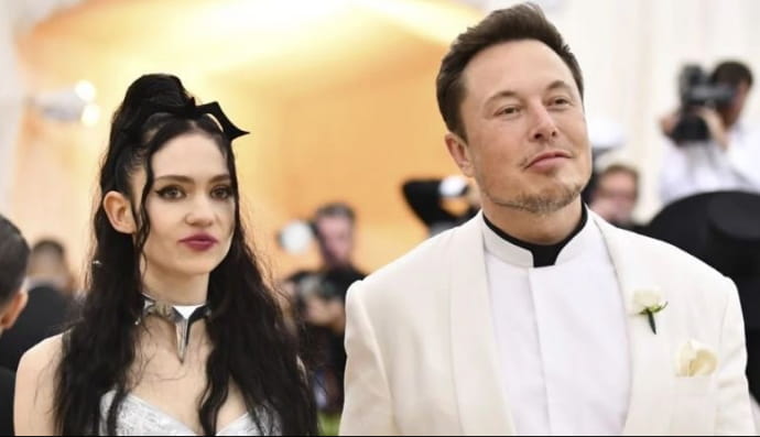 Илон Маск и певица Граймс