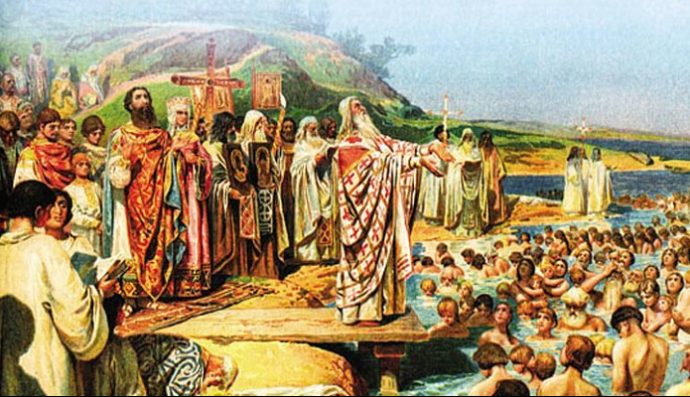 Хрещення киян