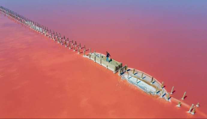 Рожеве озеро Генічеське