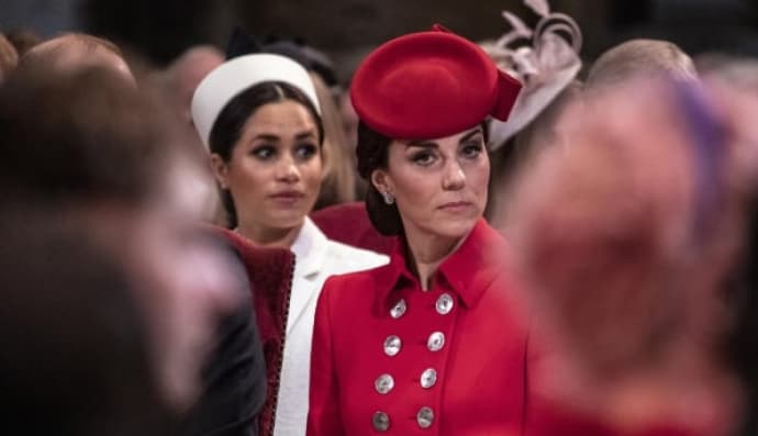 Кейт Миддлтон и Меган Маркл