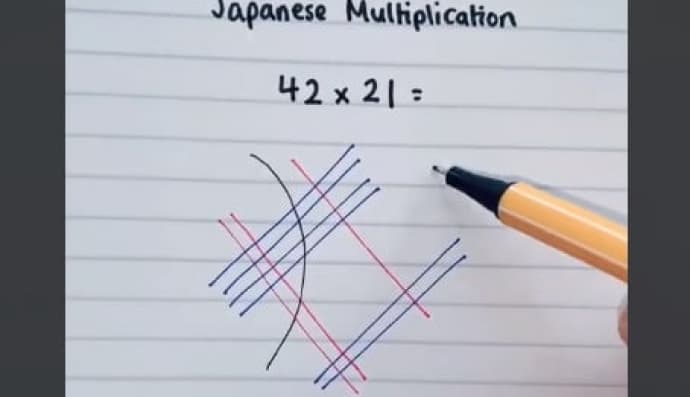 Японский метод умножения