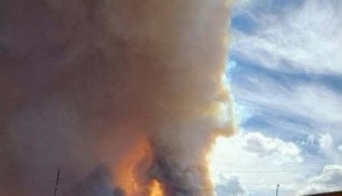 Огненный торнадо в Калифорнии