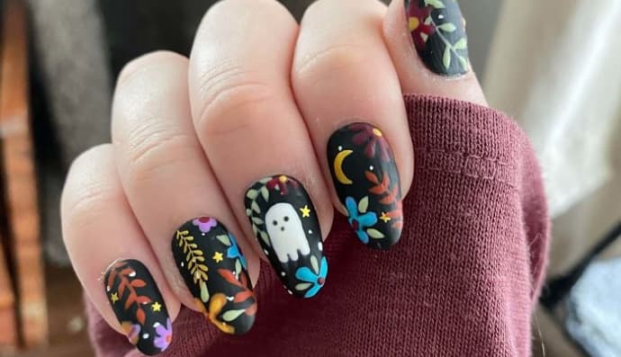 Манікюр на Геловін