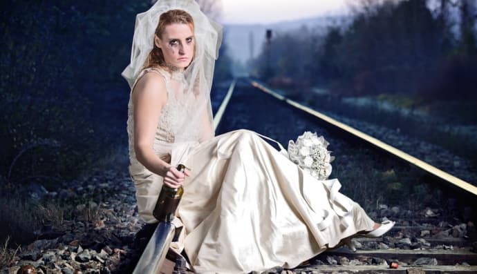 Грустная невеста