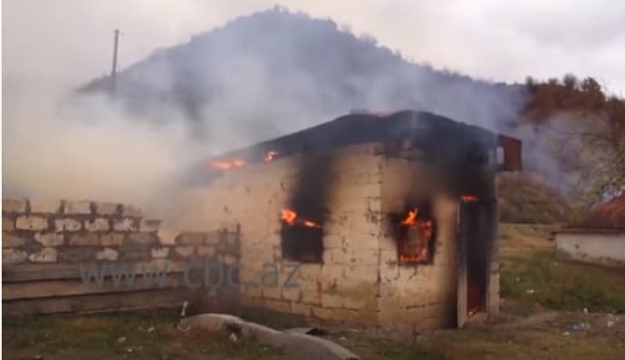Спалене село у Карабасі