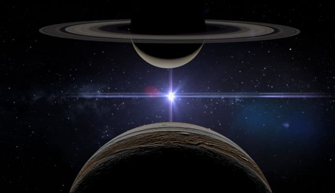 Юпитер и Сатурн