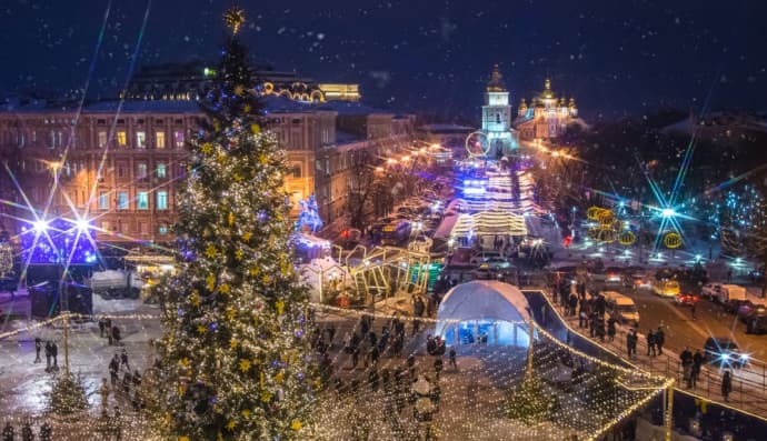 Ялинка у Києві
