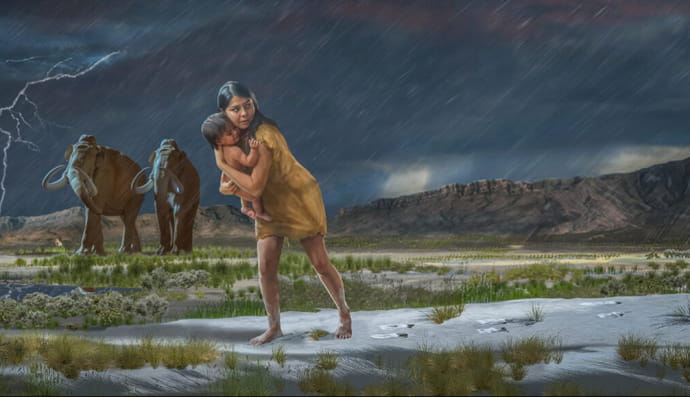 Девушка с ребенком