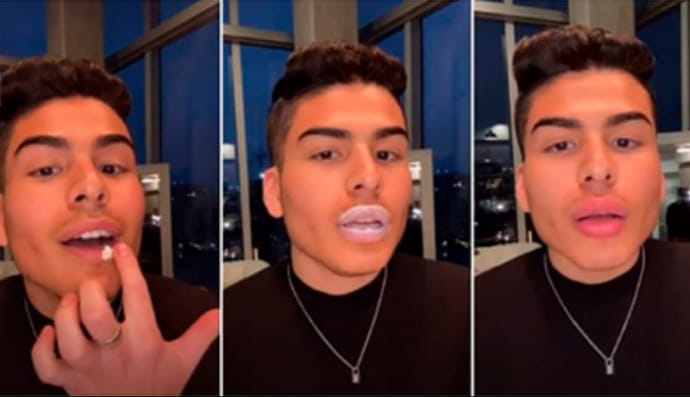 скриншот с TikTok