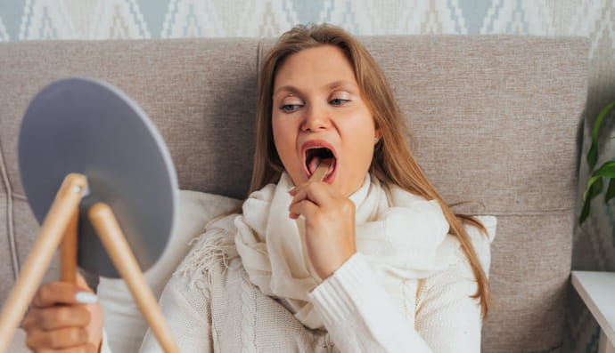 Язик, симптоми