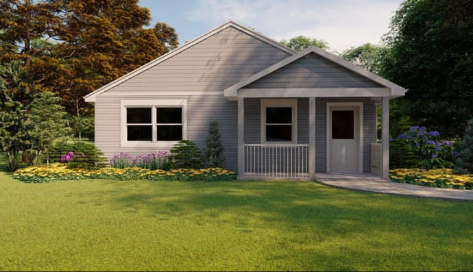 Будинок, надрукований на 3D-принтері