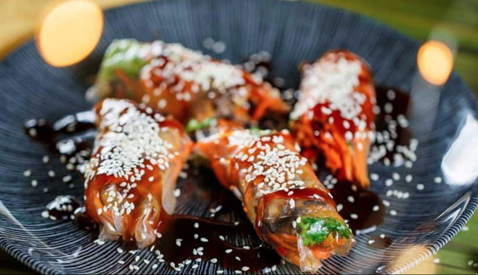 Рецепт овощных роллов