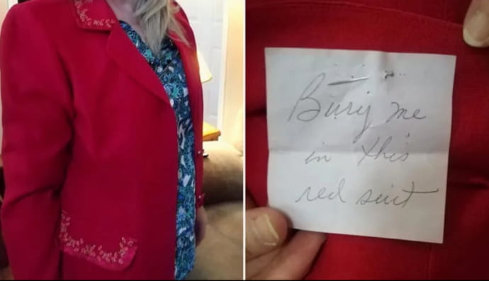 Красный пиджак из секонд-хенда 