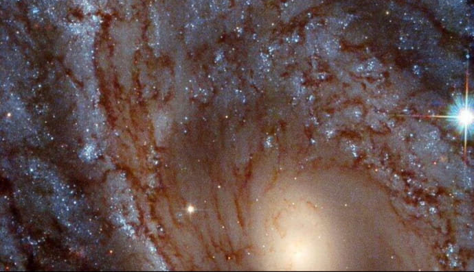 Hubble сделал снимок галактики