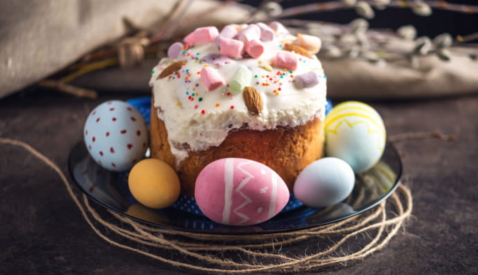 Кулич, зефир