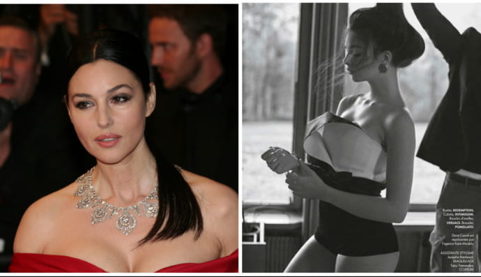 Моніка Беллуччі та Діва Кассель 