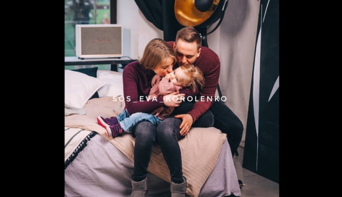 Ева Короленко и ее семья